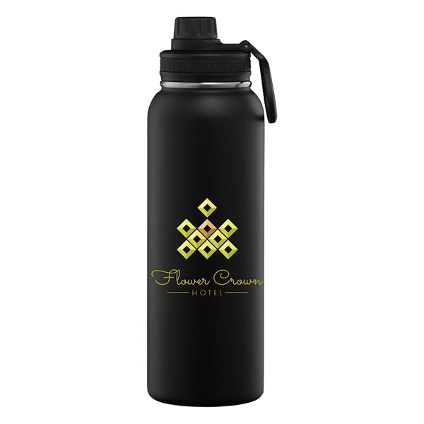 40 oz. Stainless Steel Double Wall Water Bottle - ColorJet