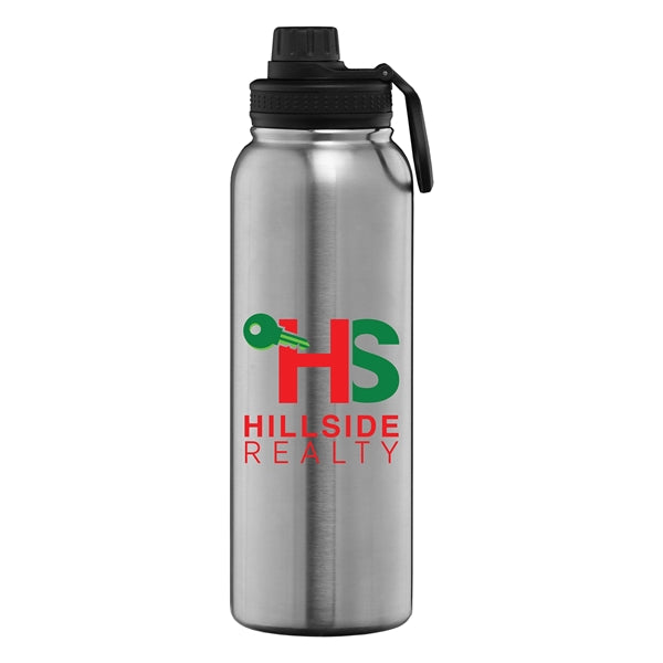 40 oz. Stainless Steel Double Wall Water Bottle - ColorJet