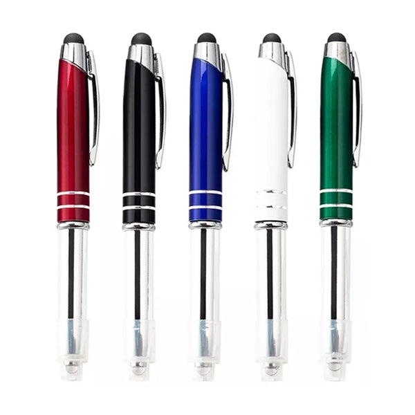 3-in-1 Stylus Pen with LED Flashlight