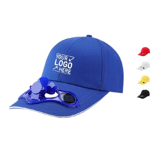 Solar Fan Cap w/ Sun-proof Effects