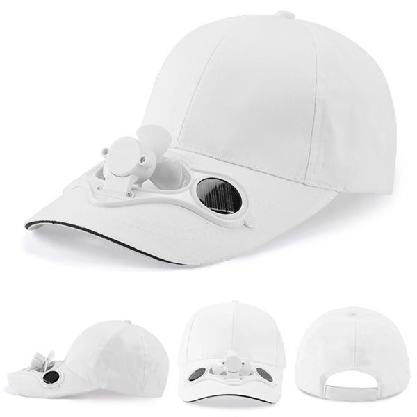 Solar Fan Cap w/ Sun-proof Effects