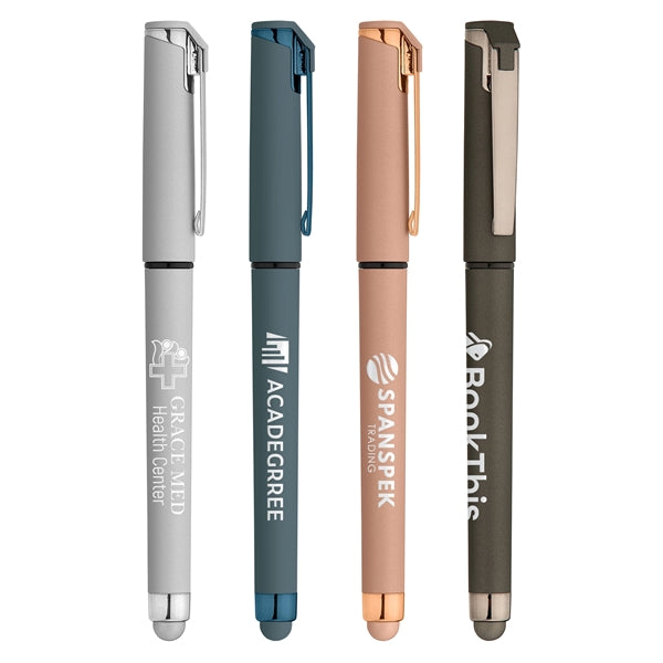 Islander Softy Monochrome Stylus Gel Pen - Silkscreen