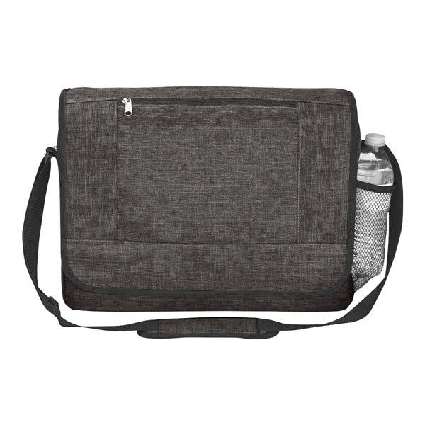 Heathered Polycanvas Travel Messenger Bag