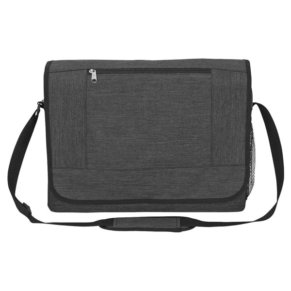 Heathered Polycanvas Travel Messenger Bag