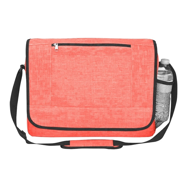 Heathered Polycanvas Travel Messenger Bag