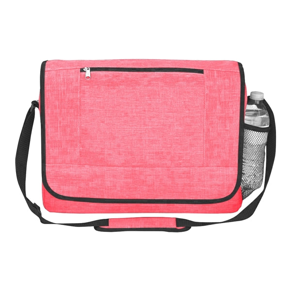 Heathered Polycanvas Travel Messenger Bag