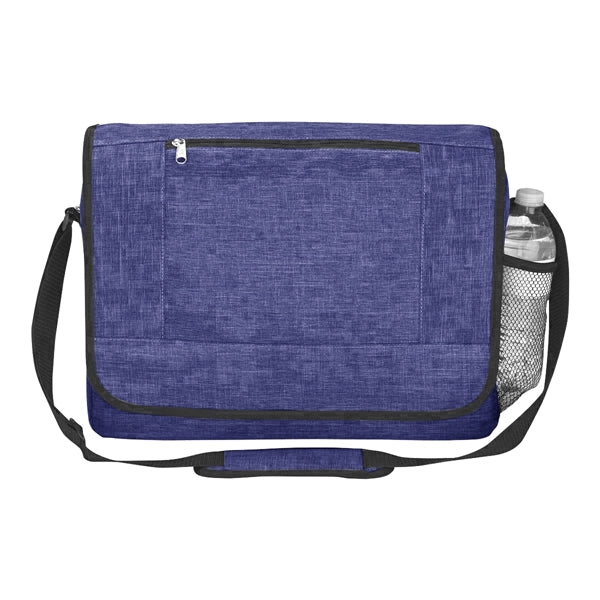 Heathered Polycanvas Travel Messenger Bag