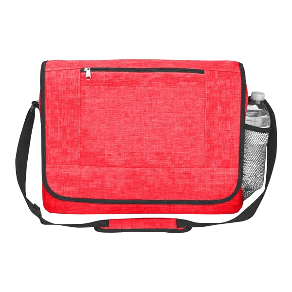 Heathered Polycanvas Travel Messenger Bag