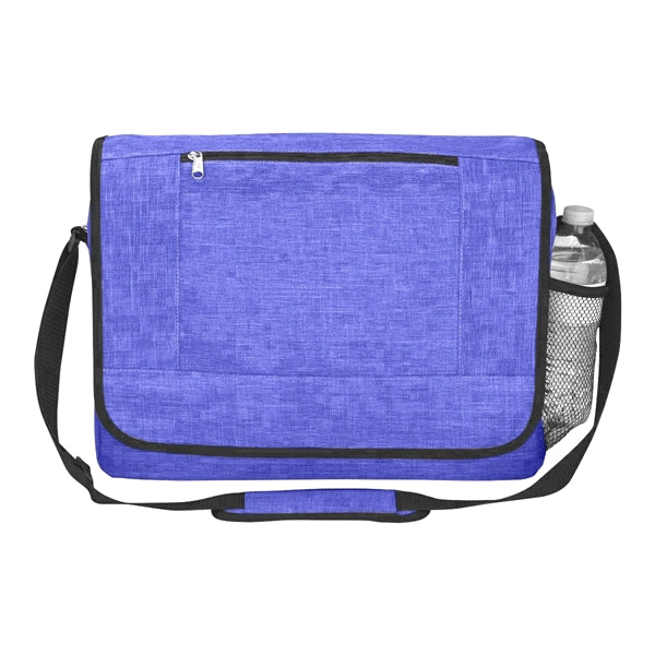 Heathered Polycanvas Travel Messenger Bag