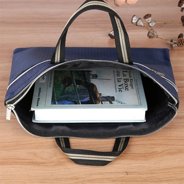 Business Zippe Briefcase Document File Pouch Conference Bag