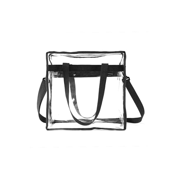 Transparent Zippered Tote Bag