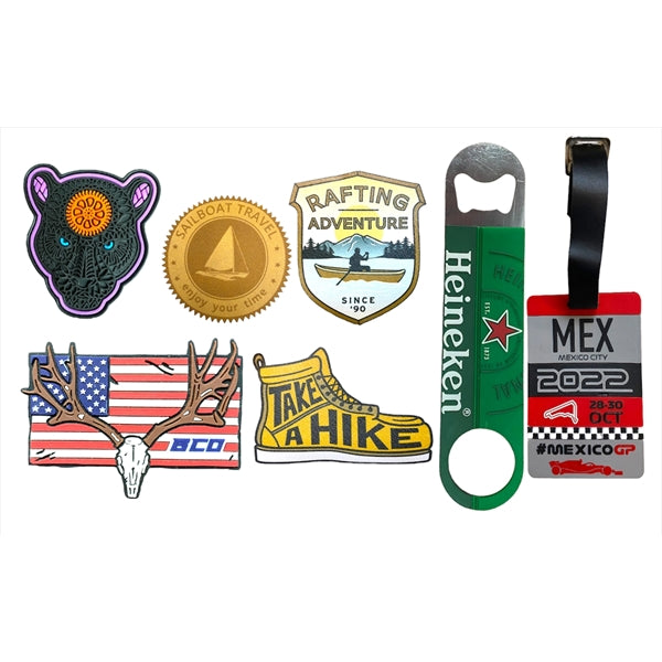 Full Color Custom 3d PVC Patches 2"