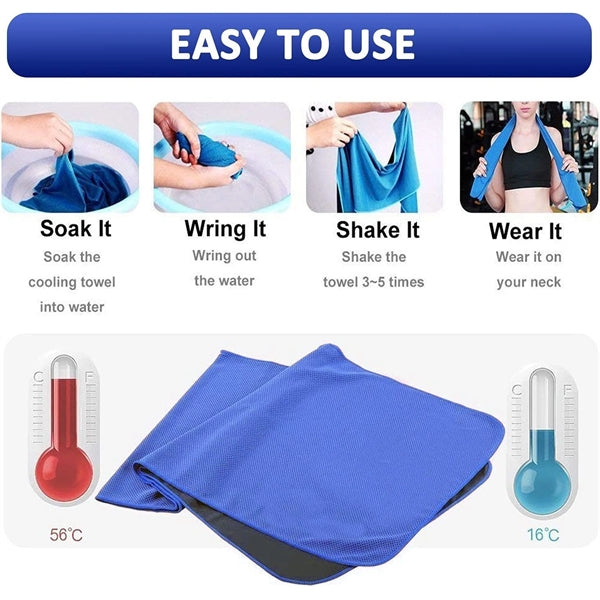 Microfiber Soft Breathable Chilly Cooling Towel