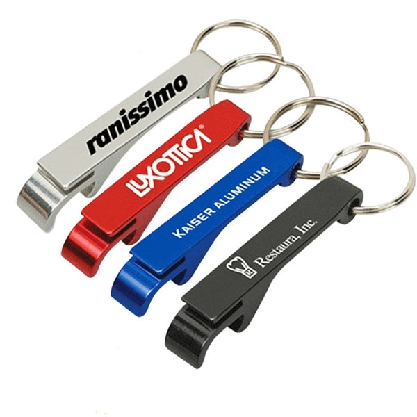 Portable Aluminum Alloy Bottle Opener Keychain