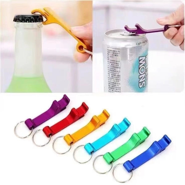 Portable Aluminum Alloy Bottle Opener Keychain