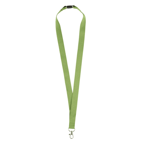 Lanyard with Metal Lobster Clip and Safety Clip-3/4"W x 35"