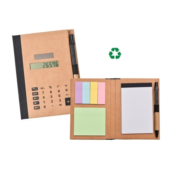 Eco-friendly Multi-Purpose Padfolio with Calculator
