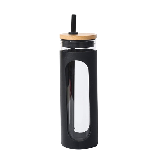 20oz Glass Water Bottle with Silicone Protective Sleeve