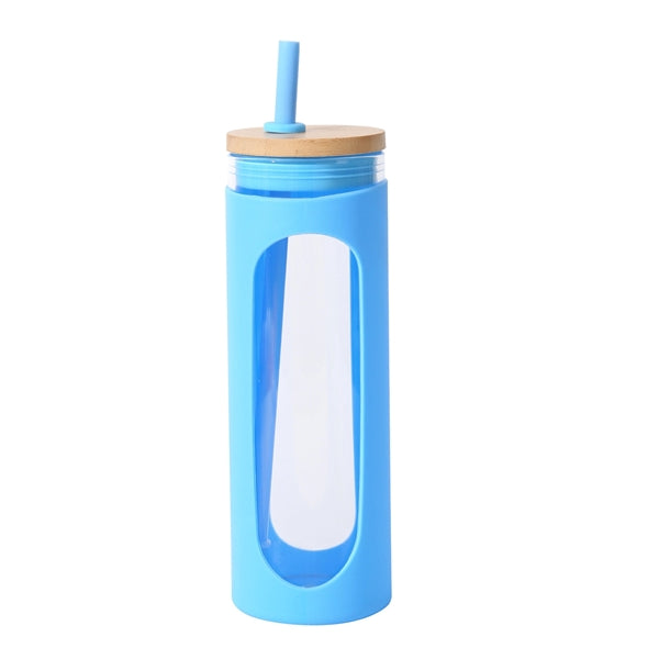 20oz Glass Water Bottle with Silicone Protective Sleeve