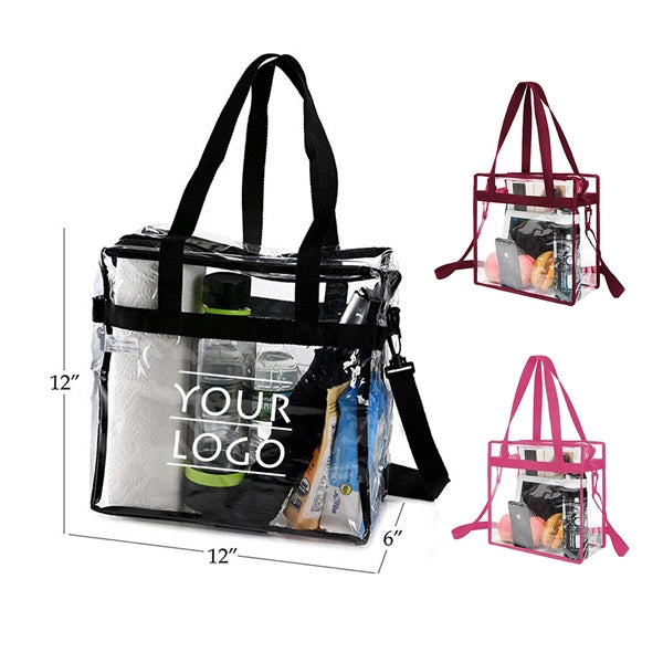 Clear Plastic Tote Bags with Handles