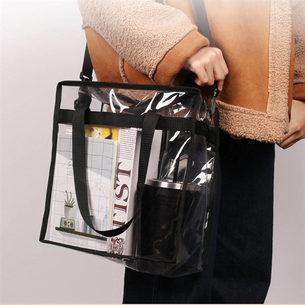 Clear Plastic Tote Bags with Handles