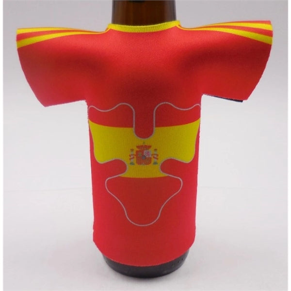 Collapsible Jersey Shaped Beer Bottle Cooler Sleeve&Holder