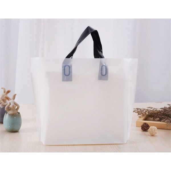 PE Multicolor Plastic Handle Shopping Bag Free Shippping