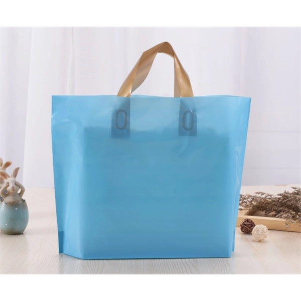 PE Multicolor Plastic Handle Shopping Bag Free Shippping