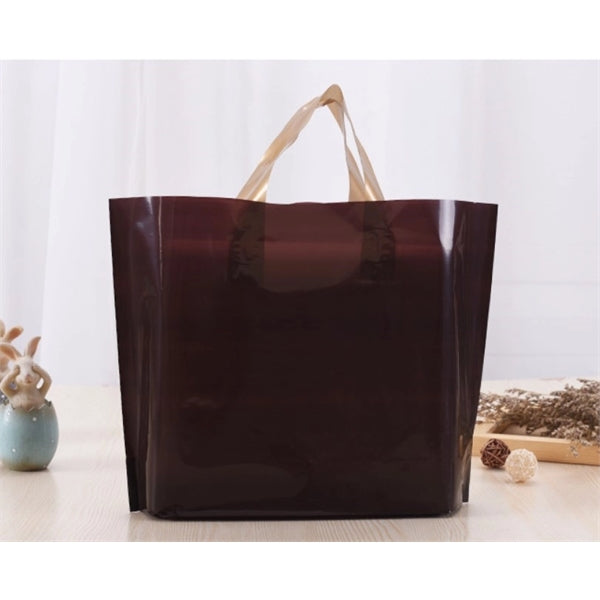 PE Multicolor Plastic Handle Shopping Bag Free Shippping