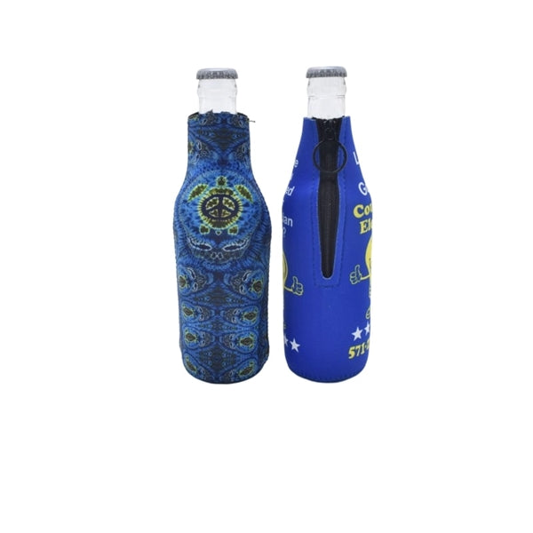 Collapsible Sublimated Neoprene Bottle Cooler