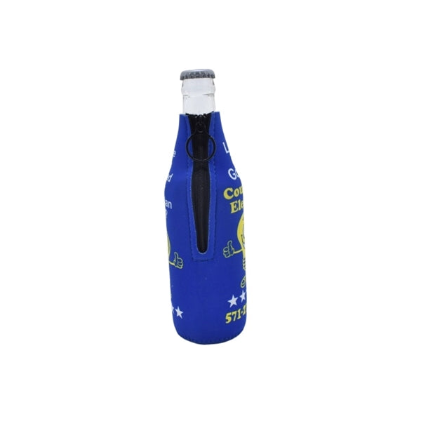 Collapsible Sublimated Neoprene Bottle Cooler
