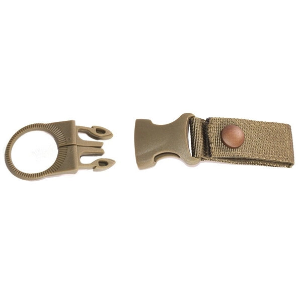 Portable water bottle buckle