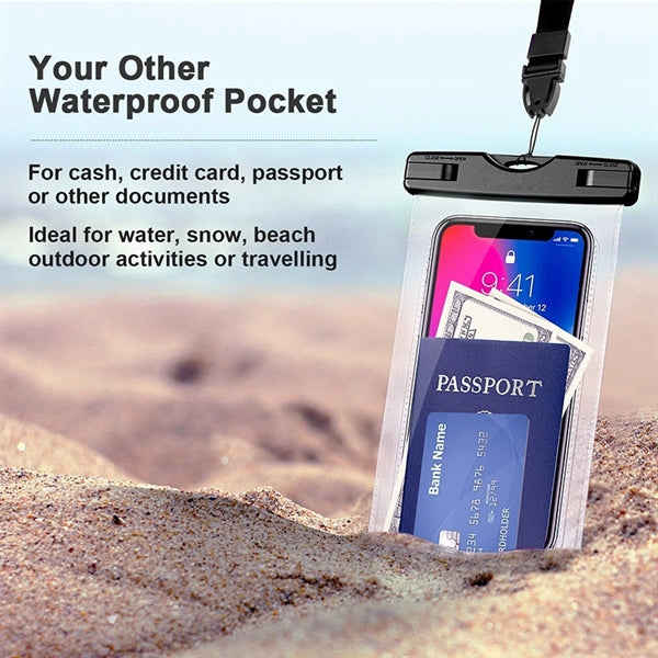 Waterproof Phone Pouch with Neck Strap