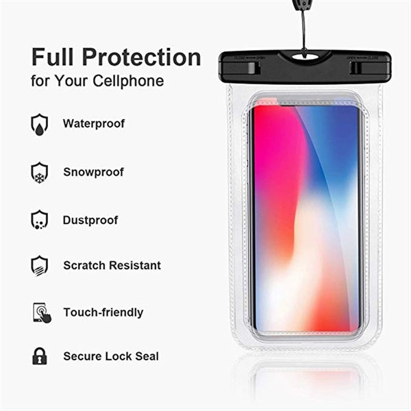 Waterproof Phone Pouch with Neck Strap