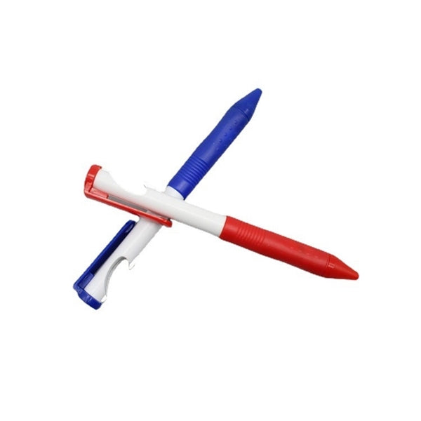 Bottle pener ballpoint pen
