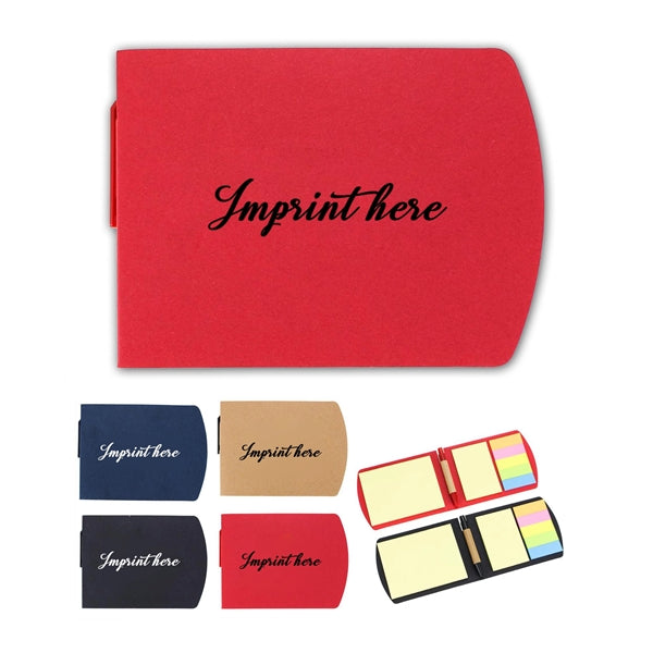 Eco Sticky Notes & Flag with Pen