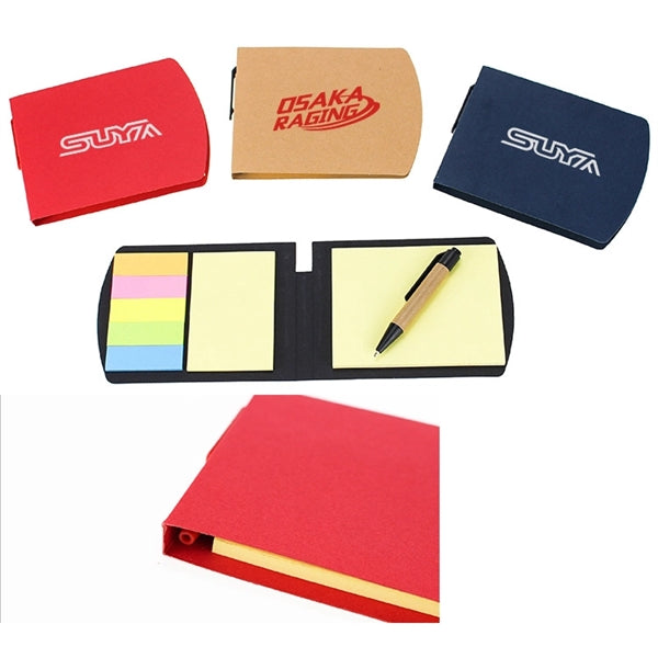 Eco Sticky Notes & Flag with Pen