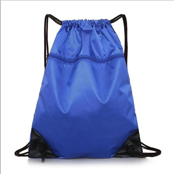 Zipper Drawstring Bag Sports Backpack