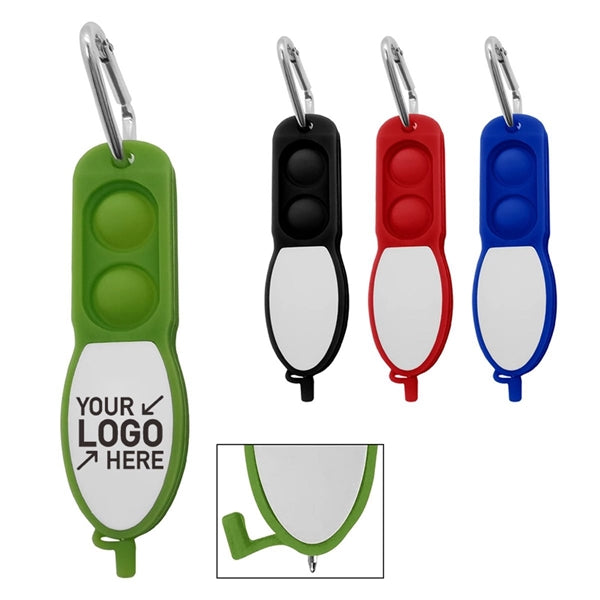 Push Pop Pen w/ Carabiner
