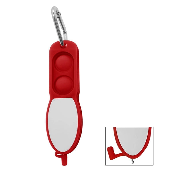 Push Pop Pen w/ Carabiner