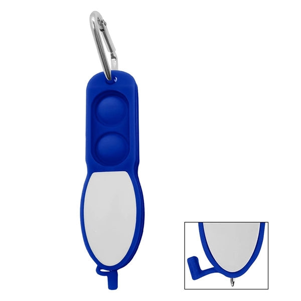 Push Pop Pen w/ Carabiner