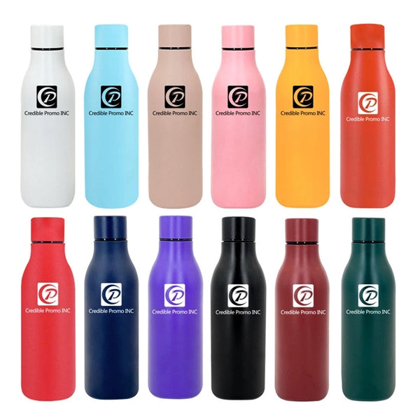 17 OZ Red Wine Bottle Shap Insulated Water Tumbler