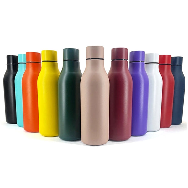 17 OZ Red Wine Bottle Shap Insulated Water Tumbler
