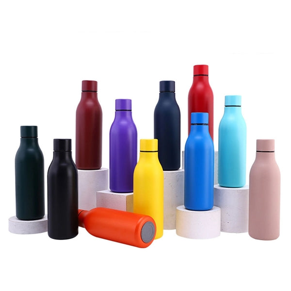 17 OZ Red Wine Bottle Shap Insulated Water Tumbler