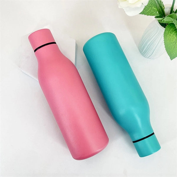 17 OZ Red Wine Bottle Shap Insulated Water Tumbler