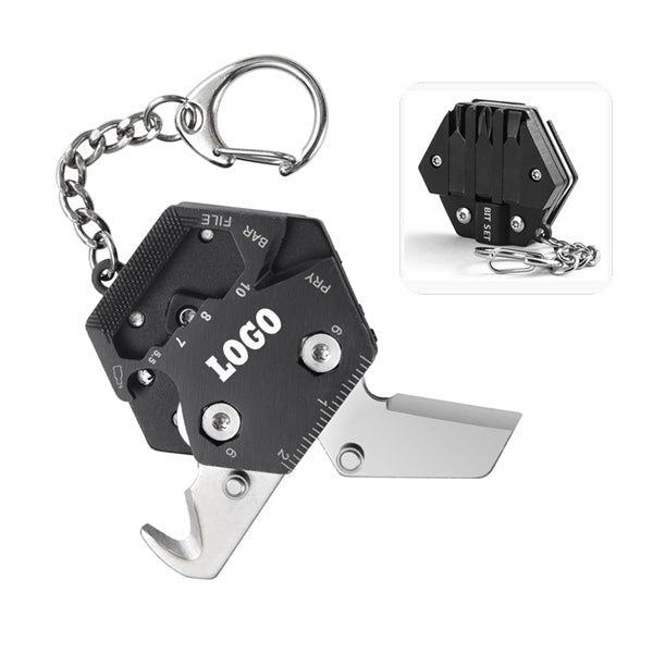 Folding Multifunctional Hexagon Coin Knife