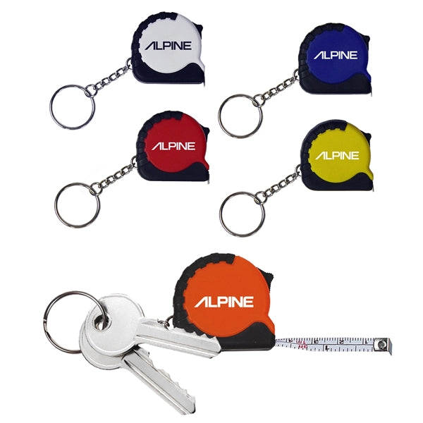 3' Tape Measure Key Chain