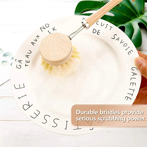 Wooden Kitchen Dish Brush