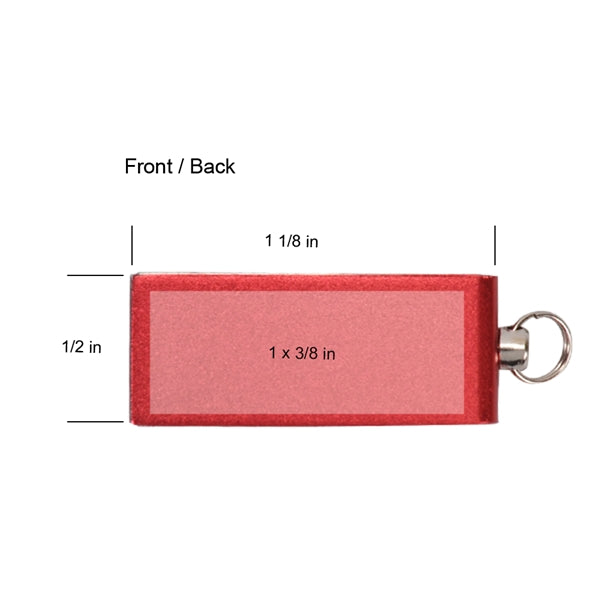 Willowbrook Aluminum Swivel USB with Small Key Ring