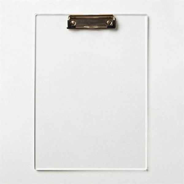 Clear Acrylic Clipboard